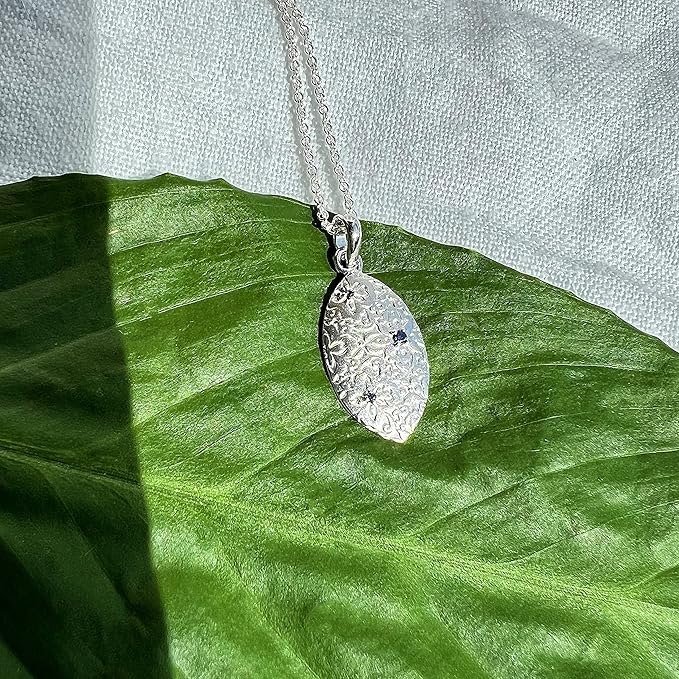 Oval Sterling Silver Necklace