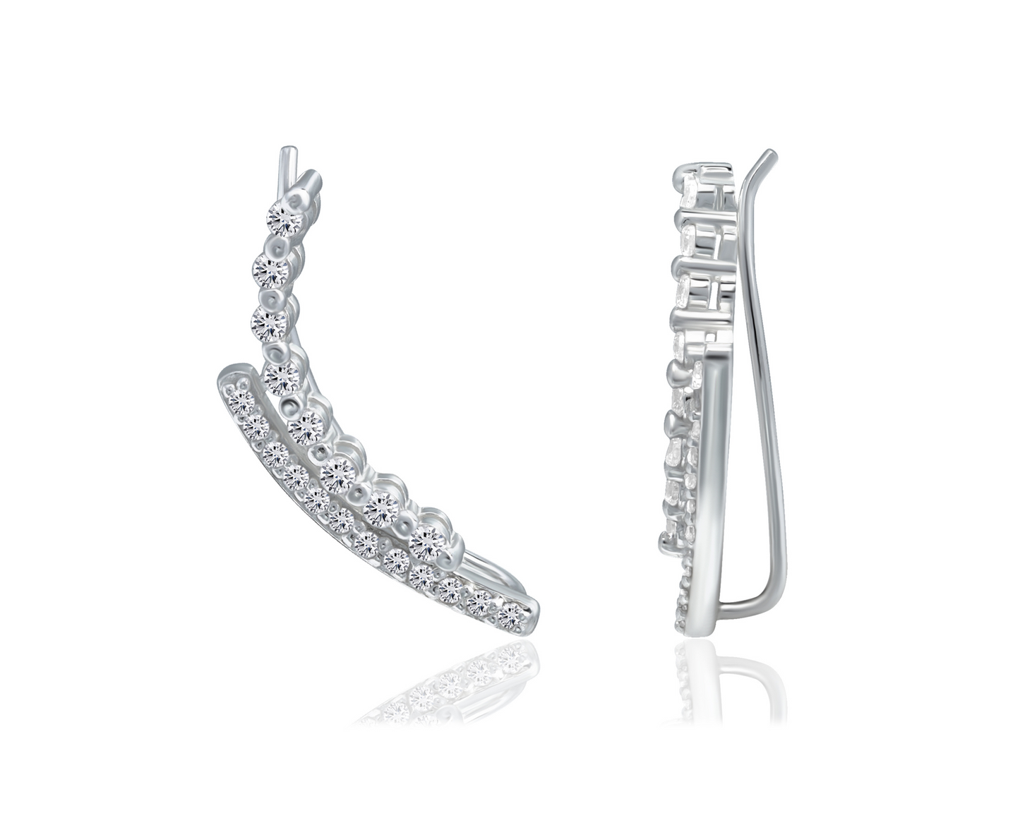 Bling Ear Climber Earrings