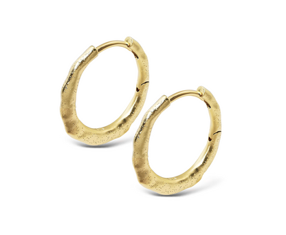 Gold-Plated Hoop Earrings