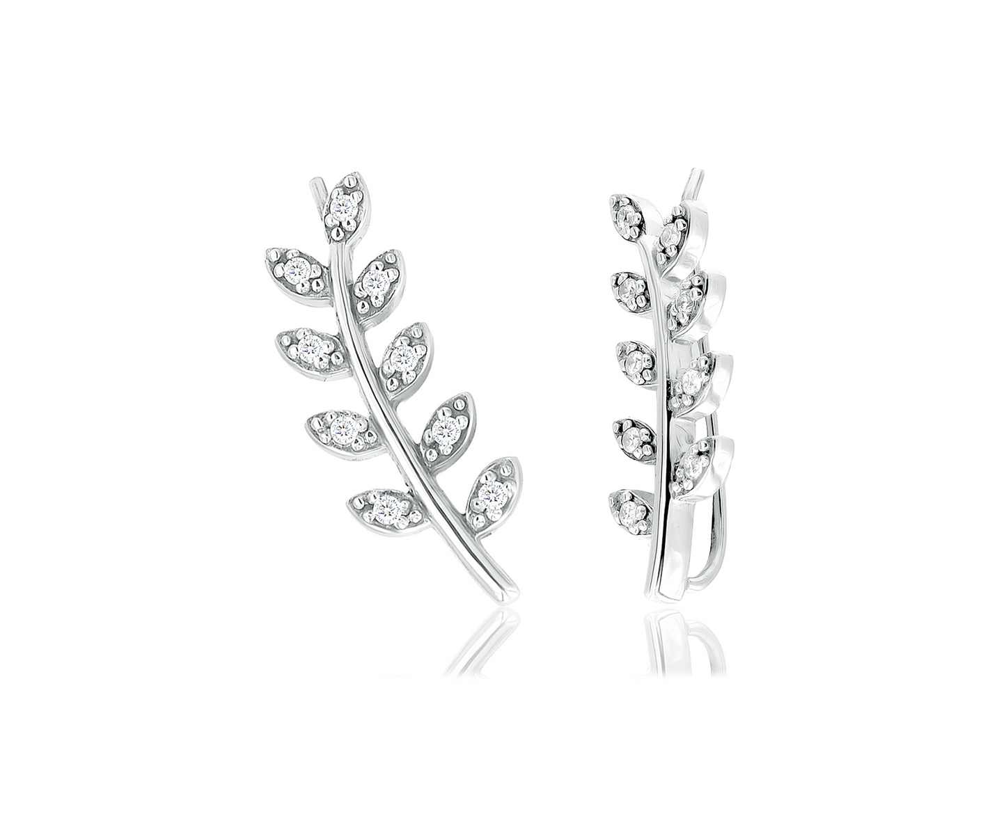 Leaf Design Ear Cuffs