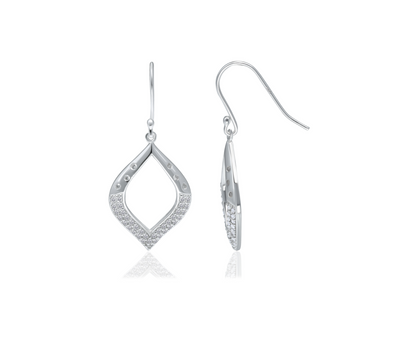 Navette Design Drop Earrings