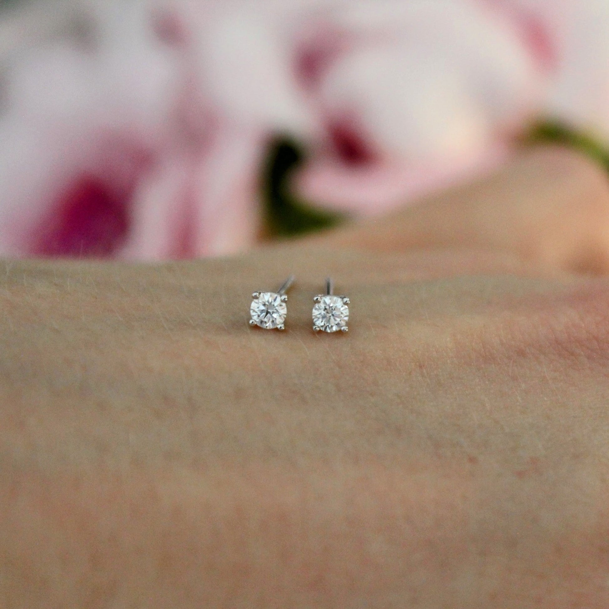 Diamond Stud Earrings - Sternvoll Jewelry