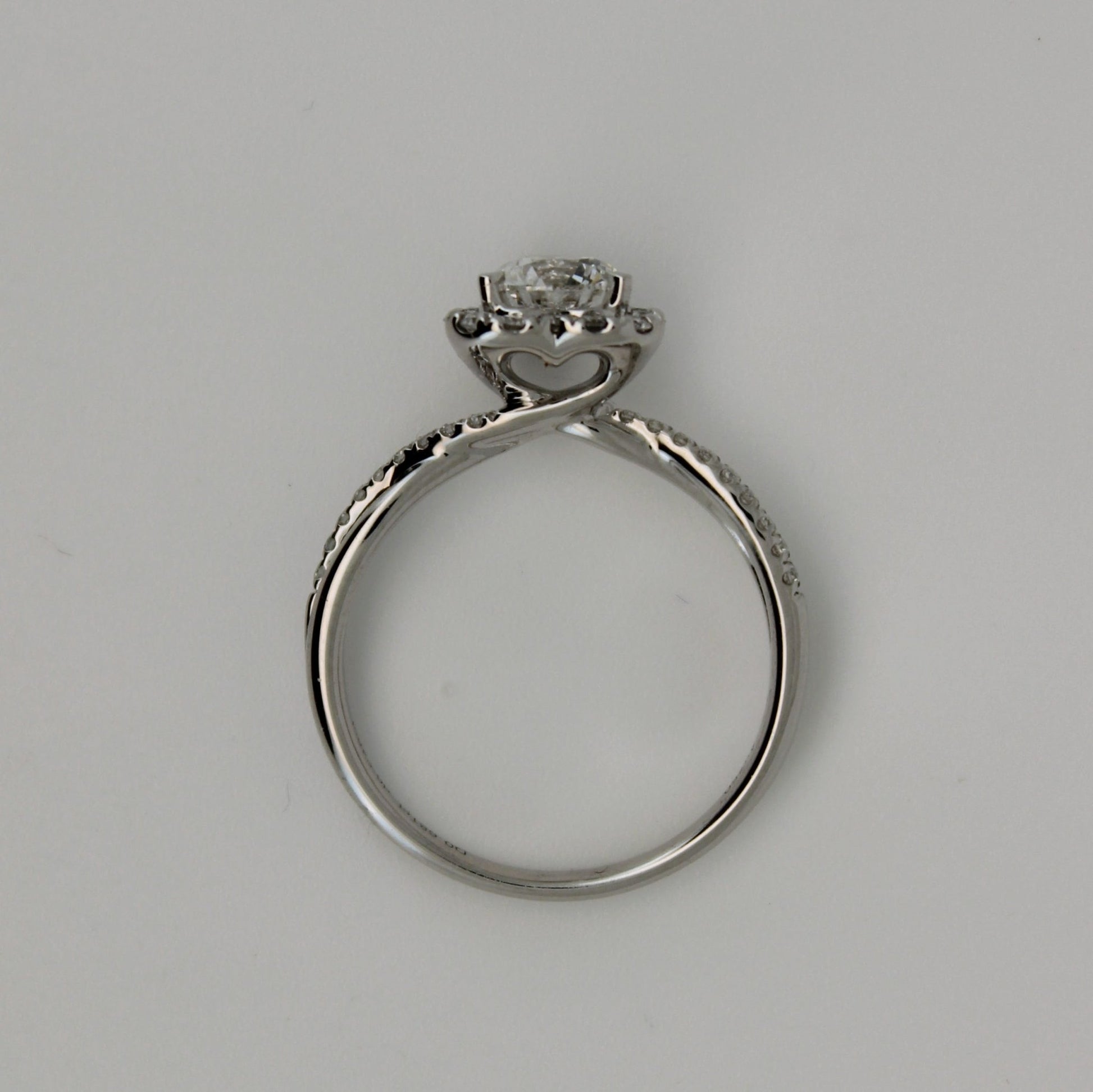 Heart - Shaped Halo Ring - Sternvoll Jewelry