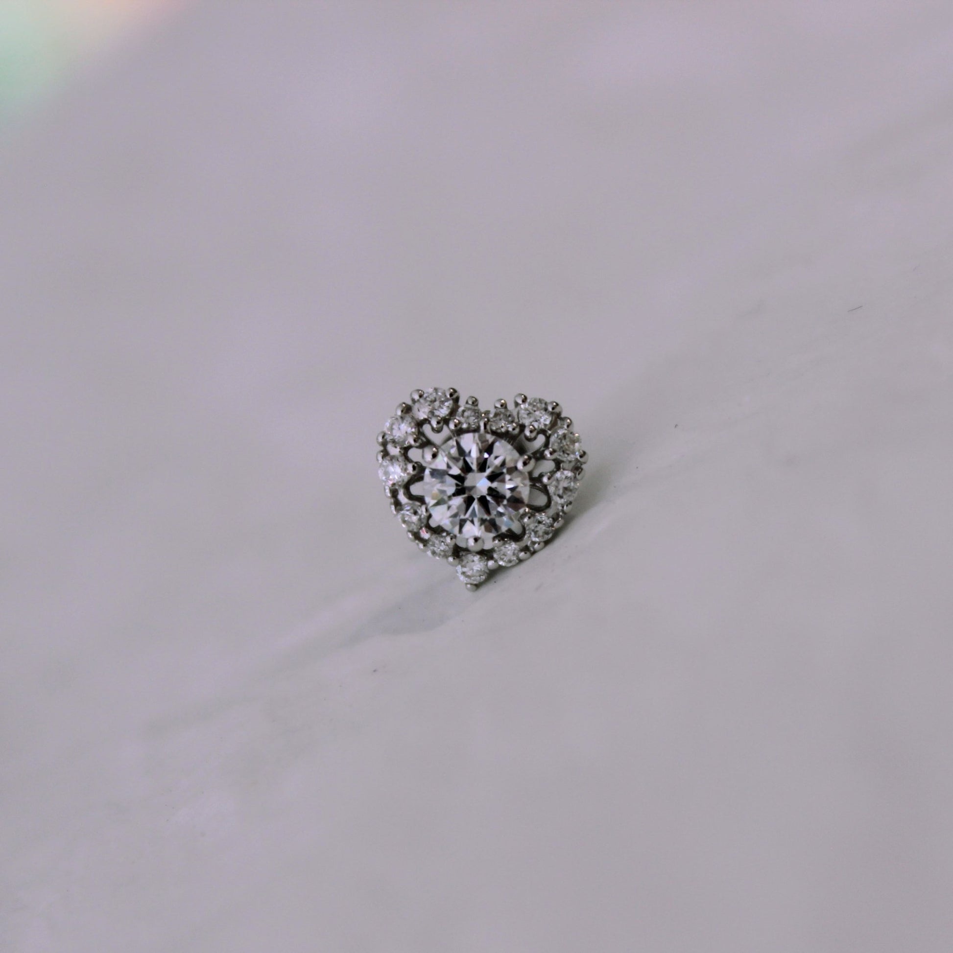 Heart - Shaped Stud Earrings - Sternvoll Jewelry