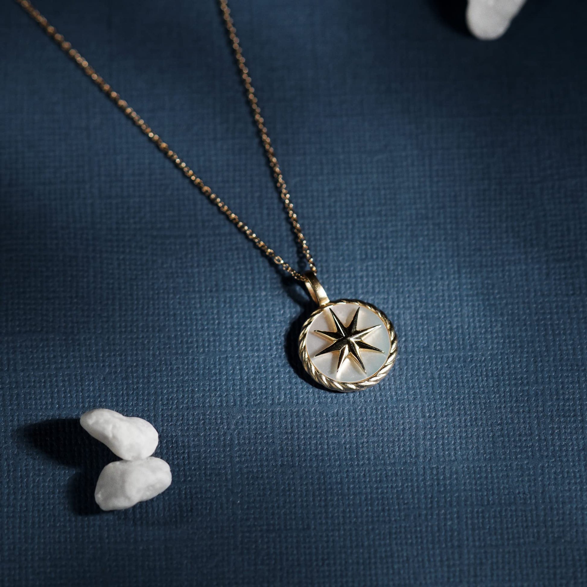 Mother - of - Pearl Compass - Sternvoll Jewelry