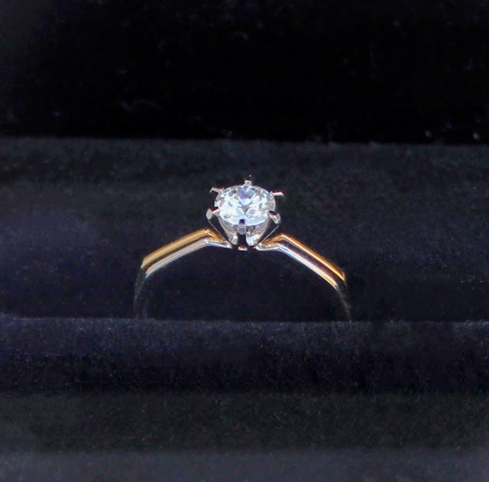 Two - Tone Diamond Ring - Sternvoll Jewelry