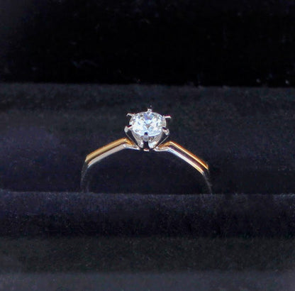 Two - Tone Diamond Ring - Sternvoll Jewelry