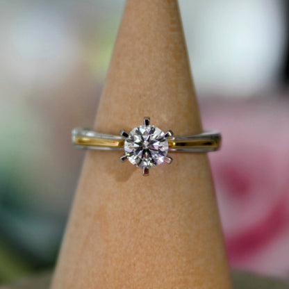 Two - Tone Diamond Ring - Sternvoll Jewelry